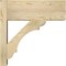 Ekena Millwork Olympic Block Rough Sawn Outlooker, Douglas Fir, 8"W x 20"D x 20"H OUT08X20X20OLY05RDF - alternate 2